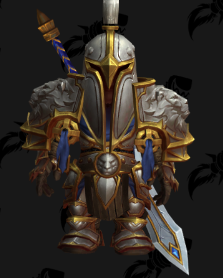 [板甲] 请问谁能给我看看侏儒穿那套第七军团板甲套的效果