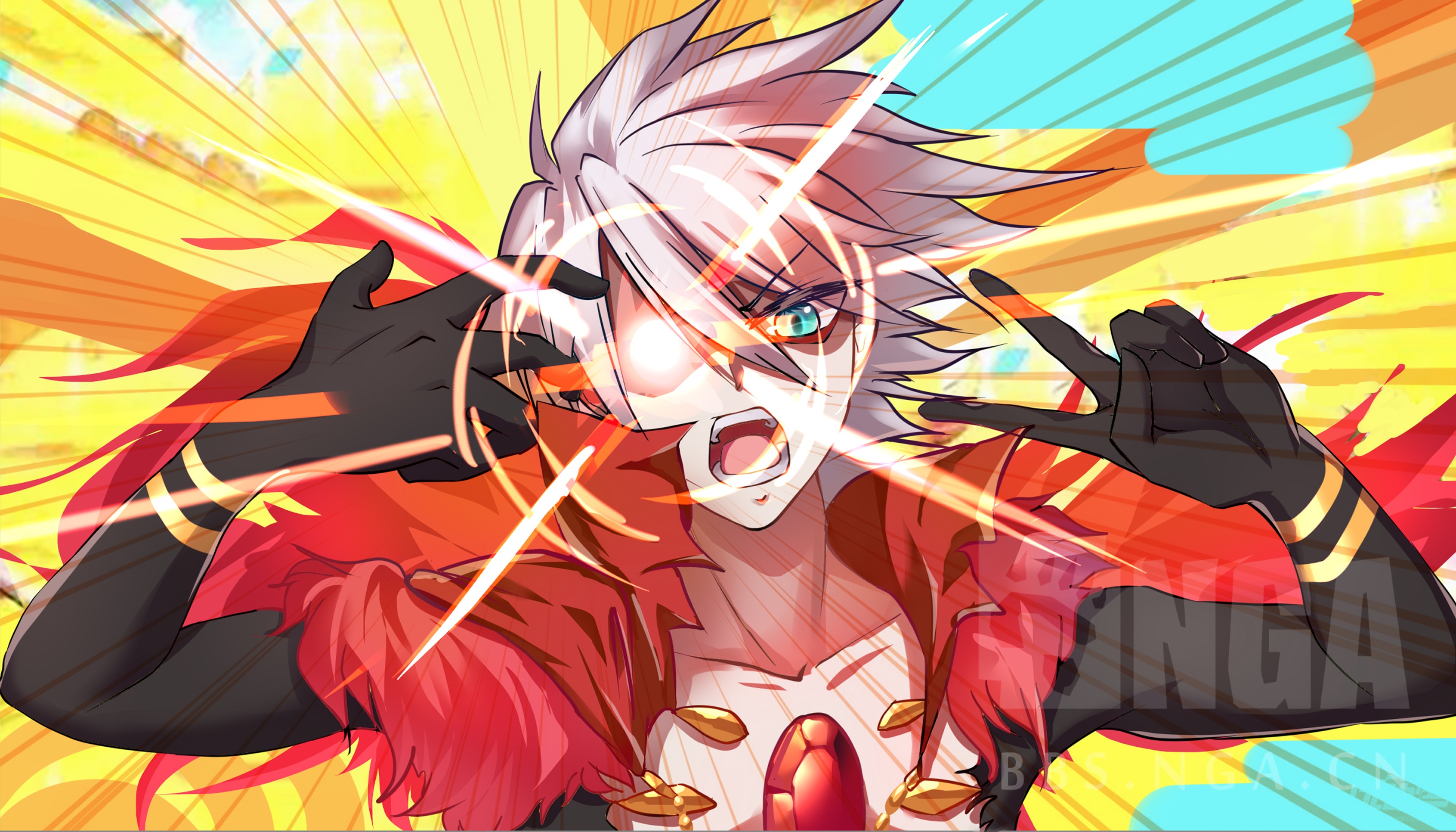 艺术审美e画了一张使用清少纳言宝具自拍的迦尔纳