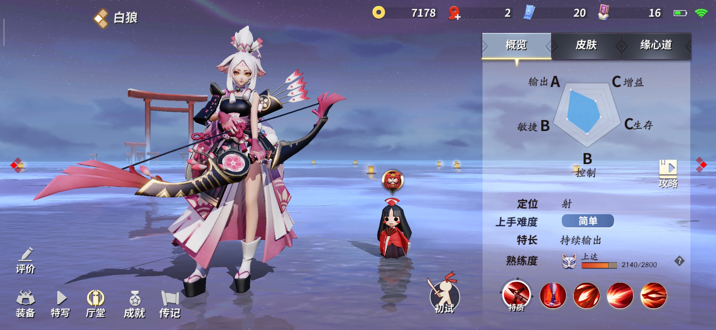 白狼初意皮肤有人要吗