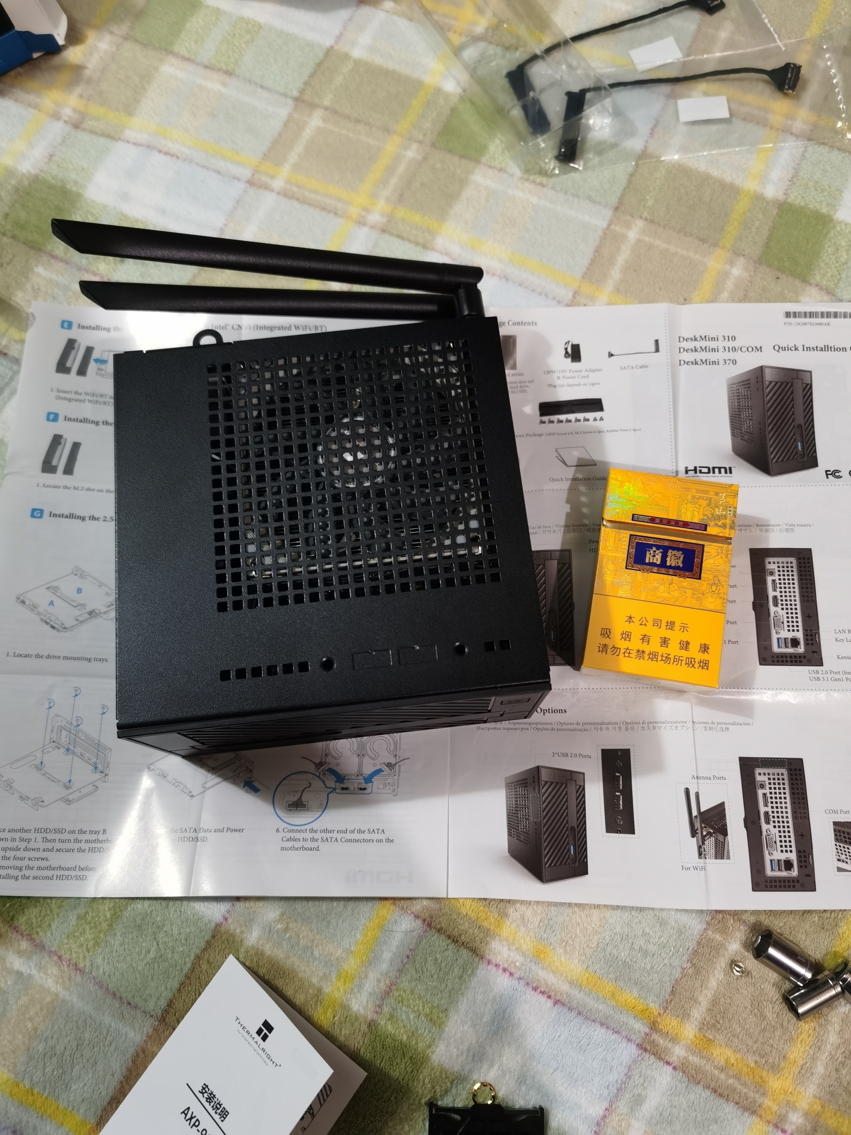 deskmini310 i7 9700简单装机作业