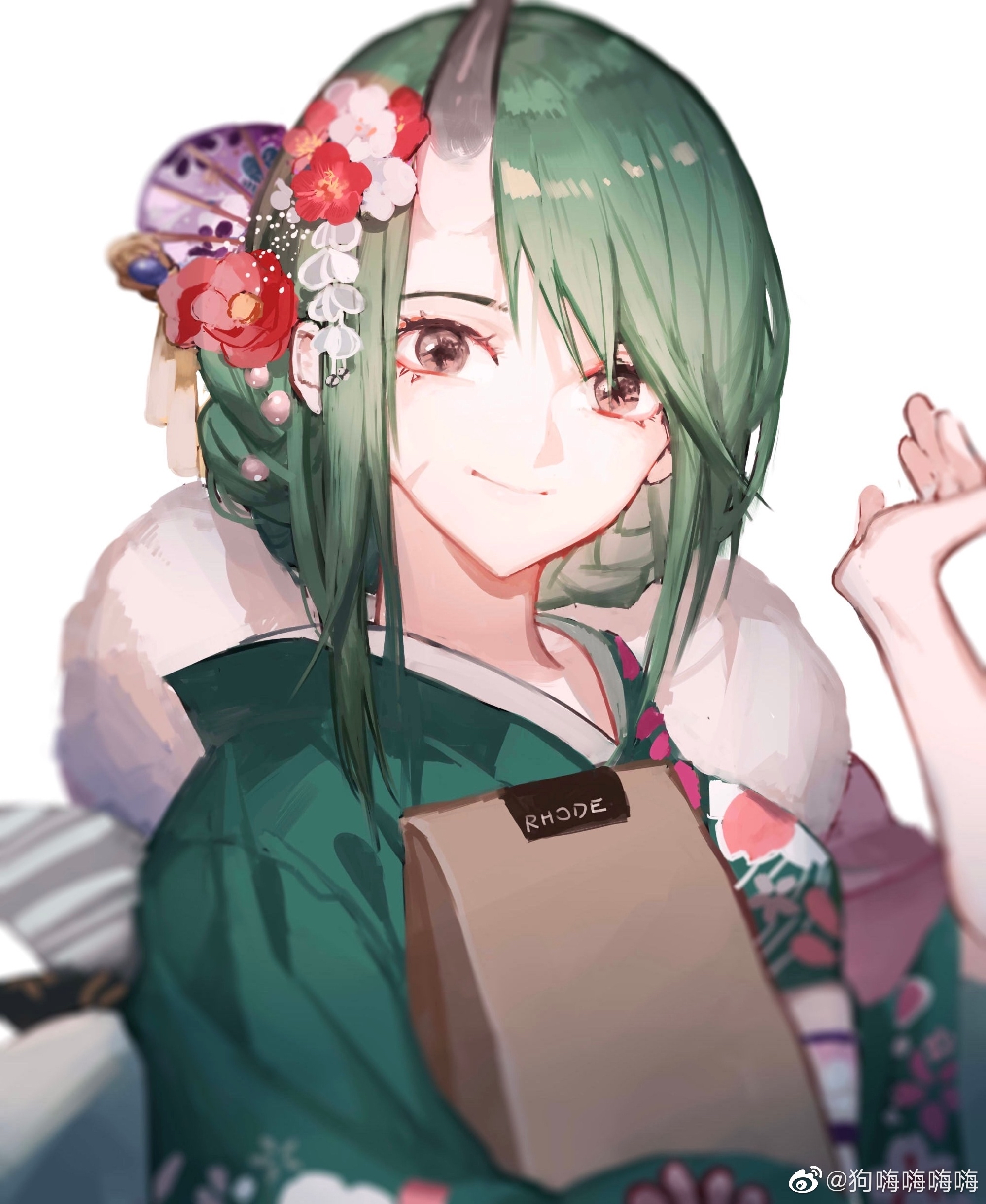 完了完了要弯了星熊美图附带画师微博