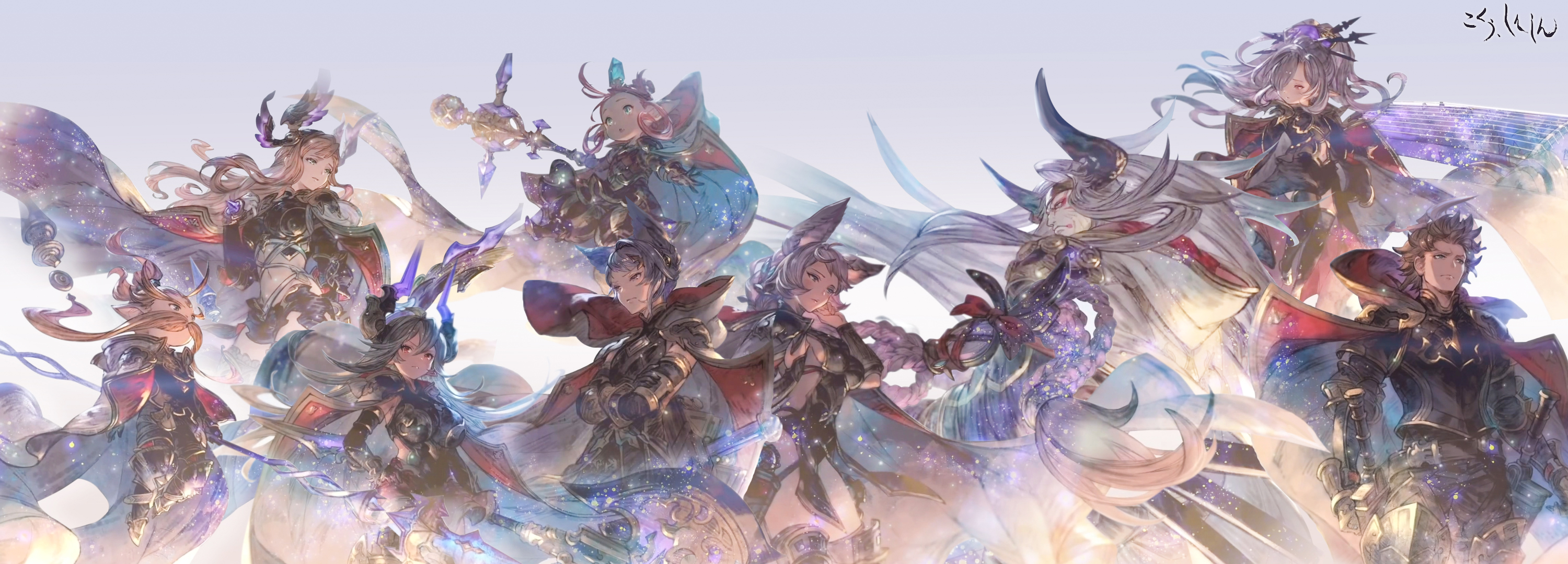 闲聊杂谈试着拼了一下预告pv的十天众截图