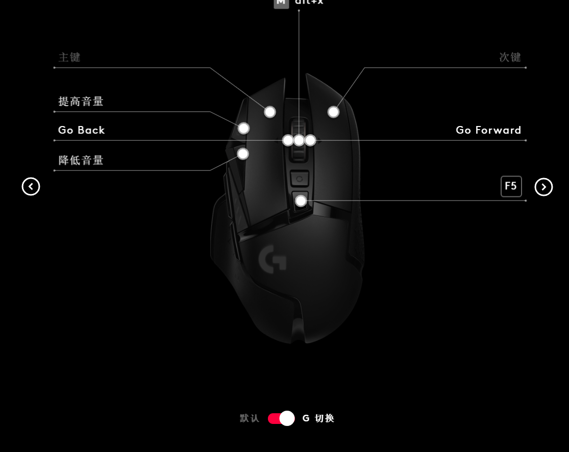 罗技ghubg切换为什么过一会他就自动切换回默认