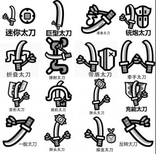 求助大佬请问折叠太刀榴弹太刀都是太刀吗