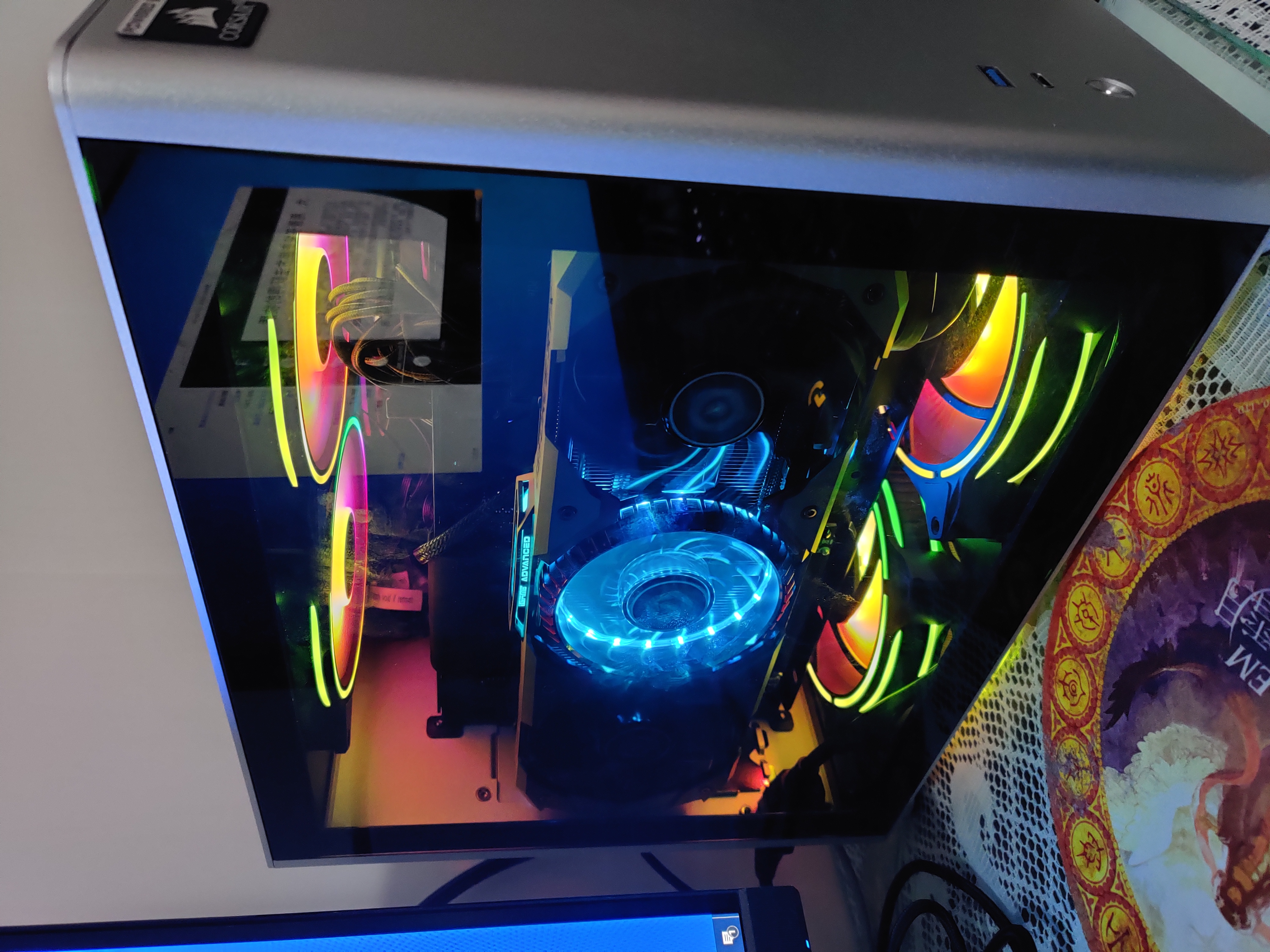 已出结帖出四片前几天才买的酷冷至尊mf120rhalo风扇