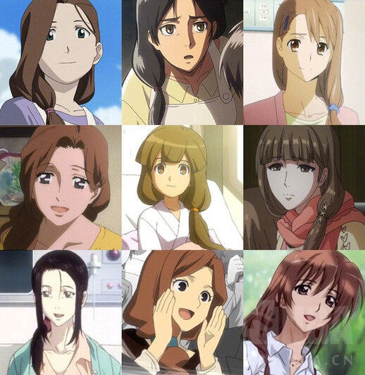 求助图里这几个太太都是哪个动漫里的啊