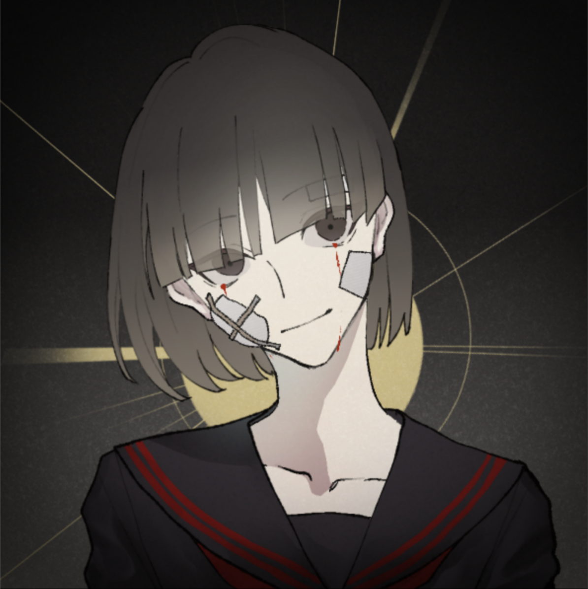 求图,黑暗系的人设图