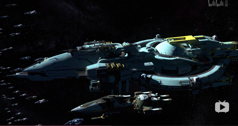 三体章北海传的人类星舰看起来略像某个rts游戏