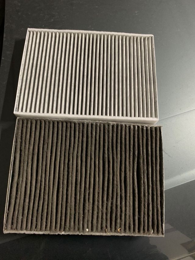 20个月的空调滤芯 来看看图