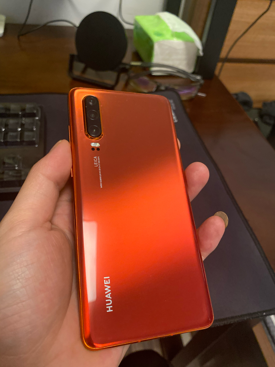 [手机平板][已售出] 2100元出华为p30 8 128g 橘色