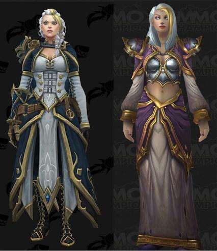 安度因的袍子那样,几块布拼起来 其实库尔提拉斯人的传承大衣就是很好