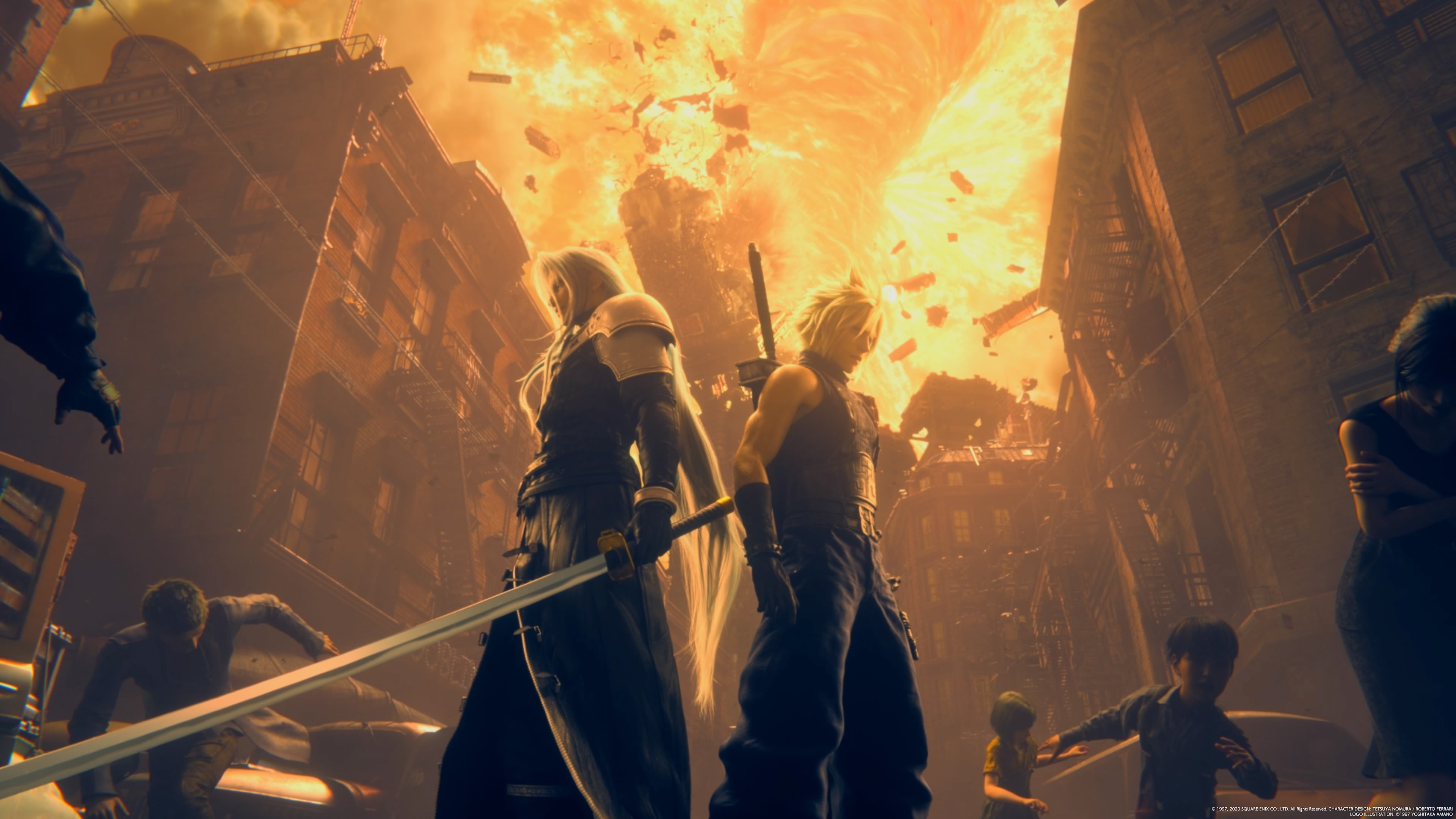 尼玛的这ff7重置版里的赛菲罗斯硬是给我看硬了