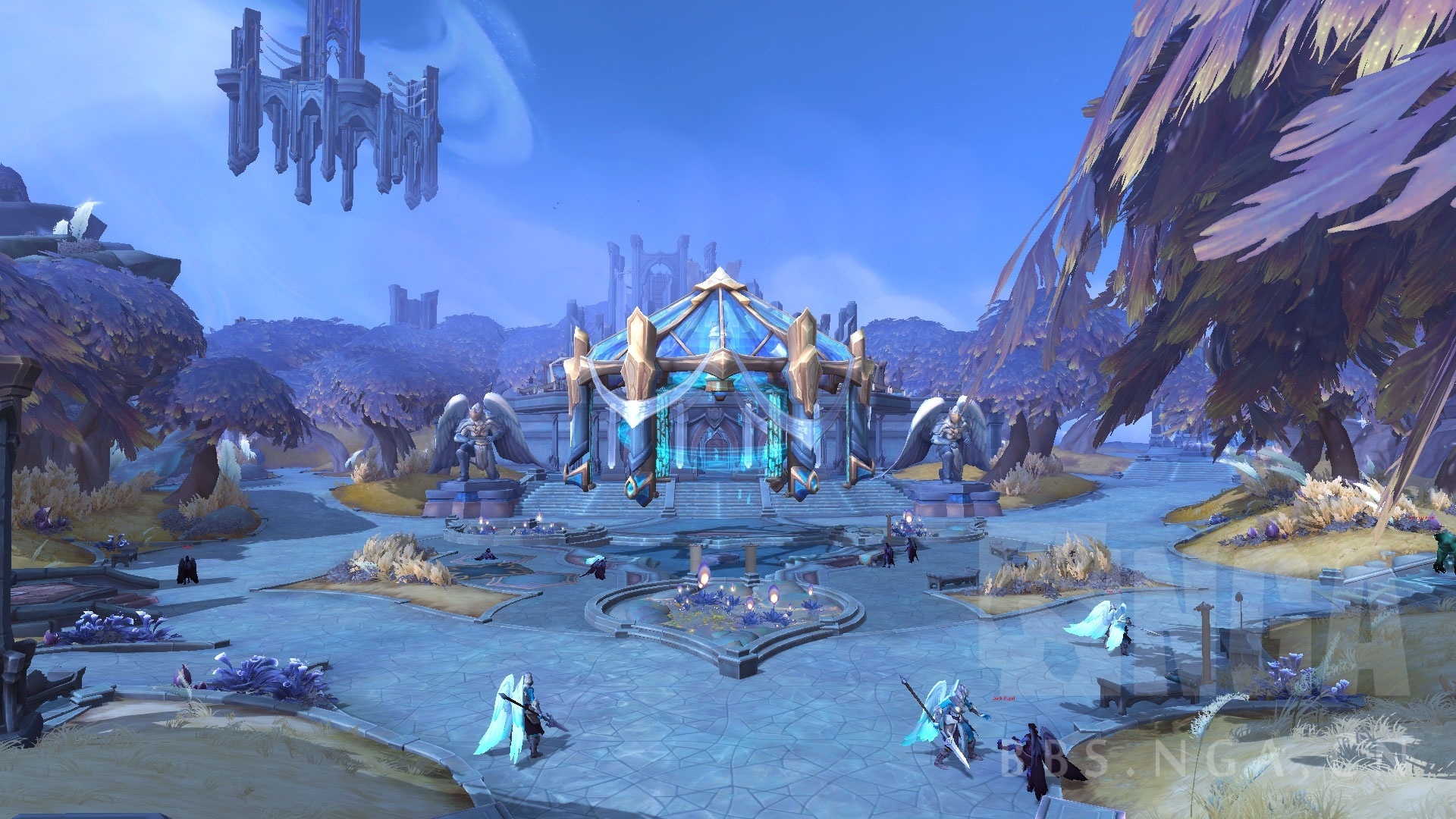 90alpha每一帧都是壁纸人间仙境天界华庭90全新地图晋升堡垒详细游览