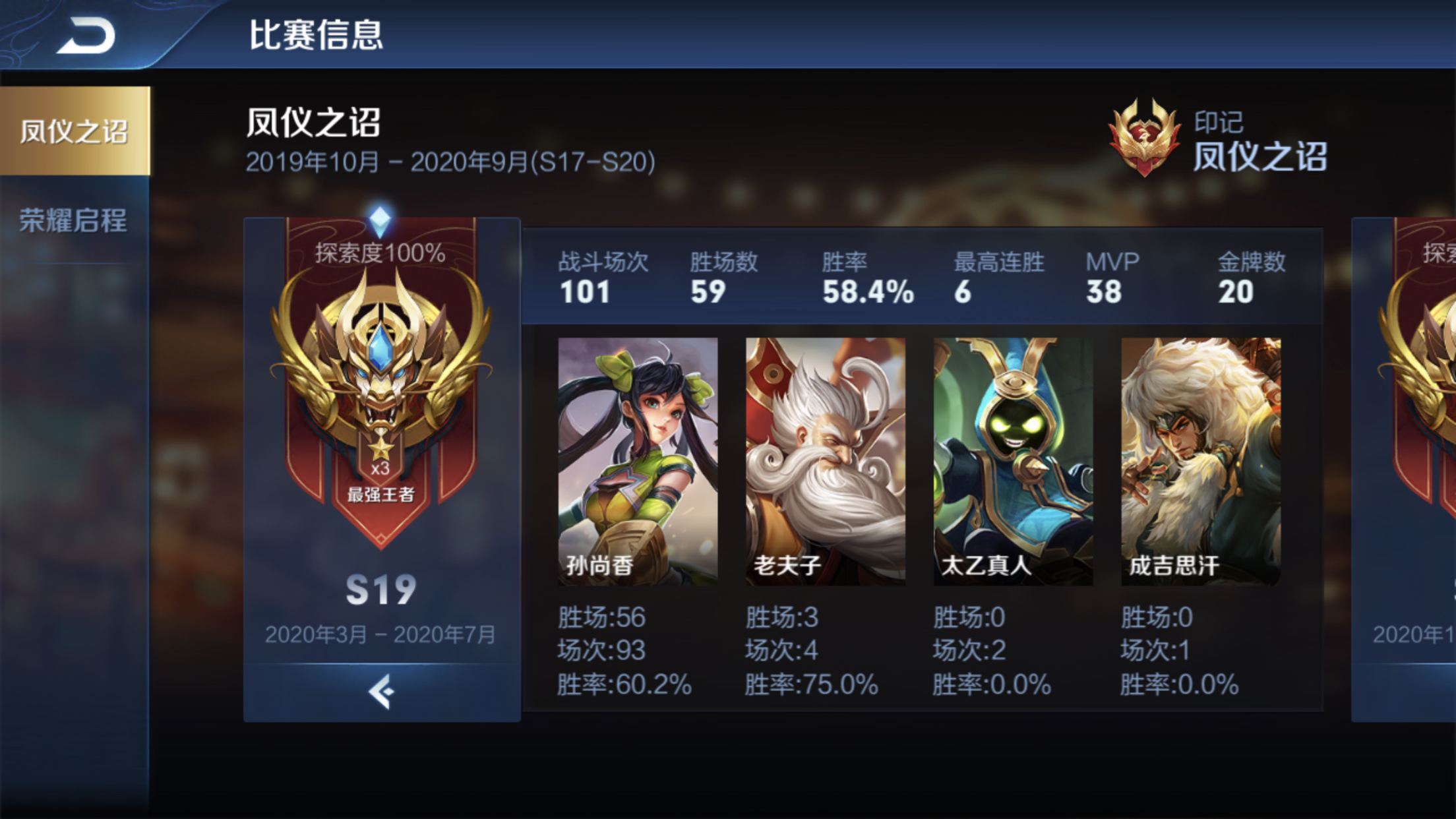 星耀4打上的王者