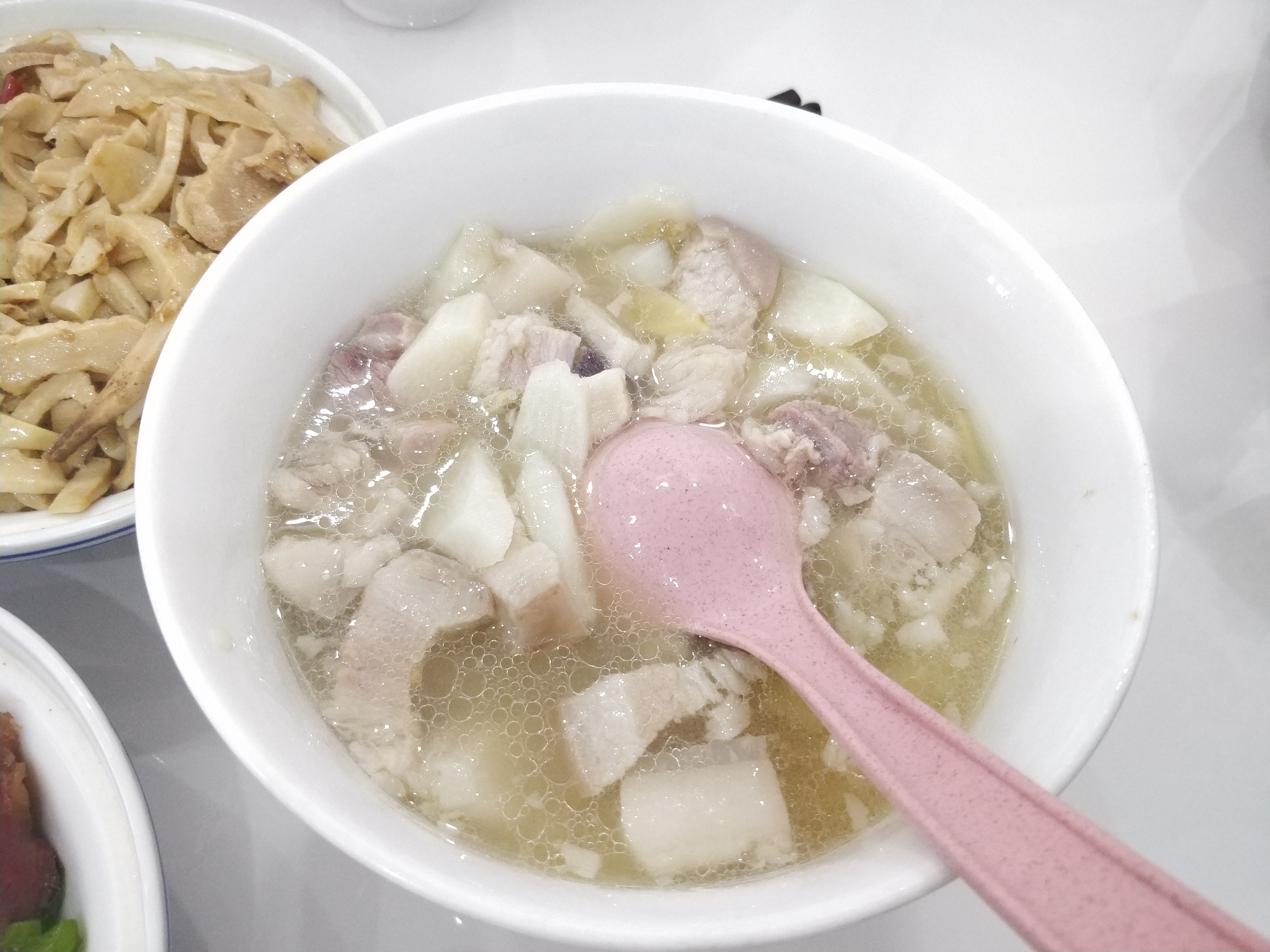 湖南农村的肥肉汤,我们全家都爱吃