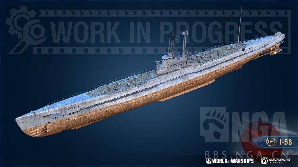 二战日本伊58号潜艇图片