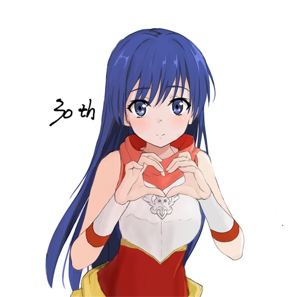 厨力散发30周年涂了一张小希达