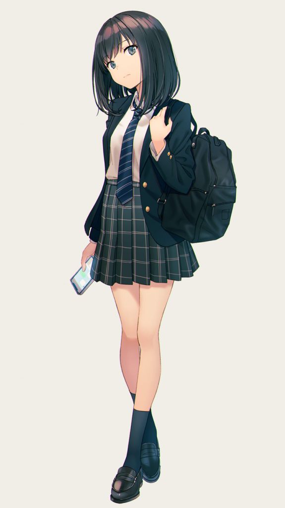 pong友们,有没有穿短袜/小腿袜的二次元美少女图