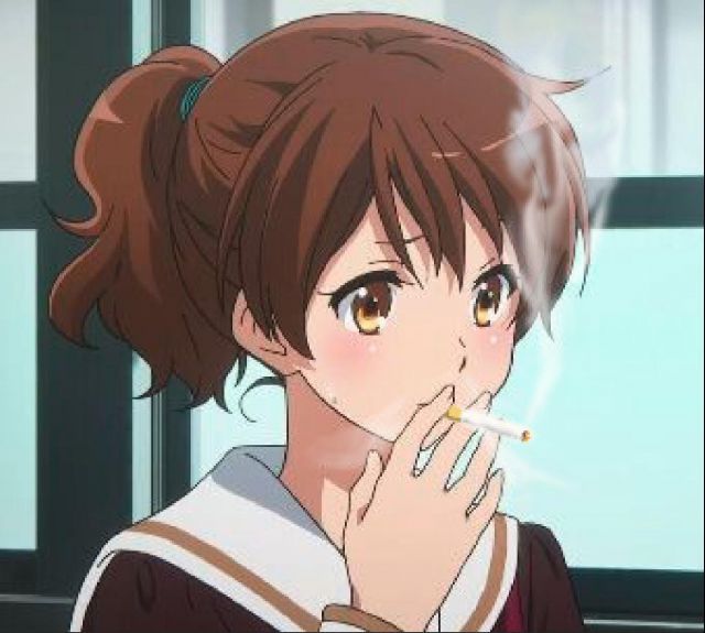 二次元有哪些抽烟好看的图