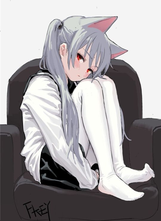 pong友们,有没有穿短袜/小腿袜的二次元美少女图