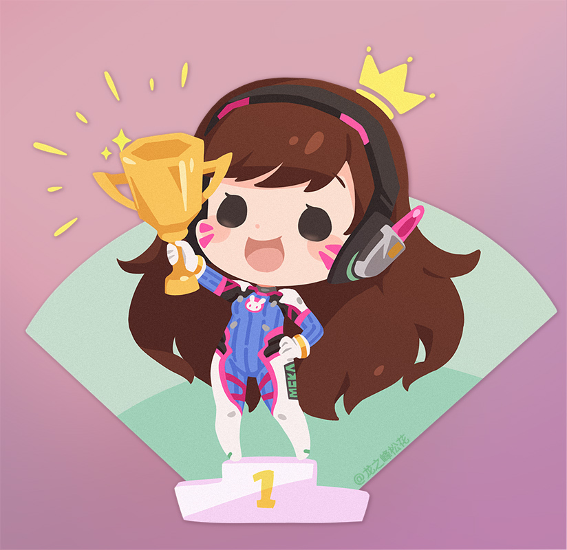 命题绘守望先锋守望先锋冠军皮肤喷漆设计行动dva夺冠喷漆