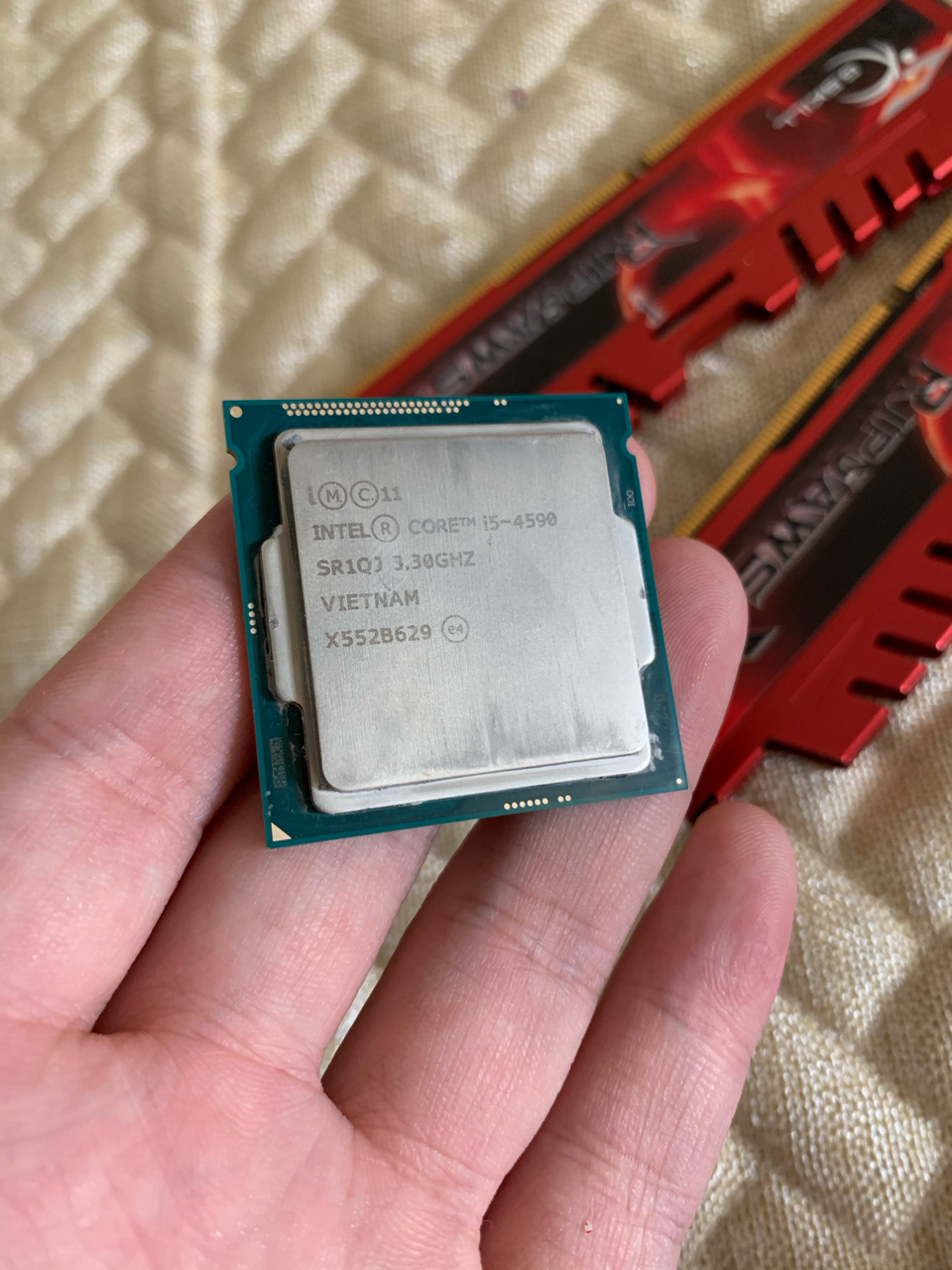 电脑整机电脑硬件芝奇大钢牙一对ddr38g2i54590cpu