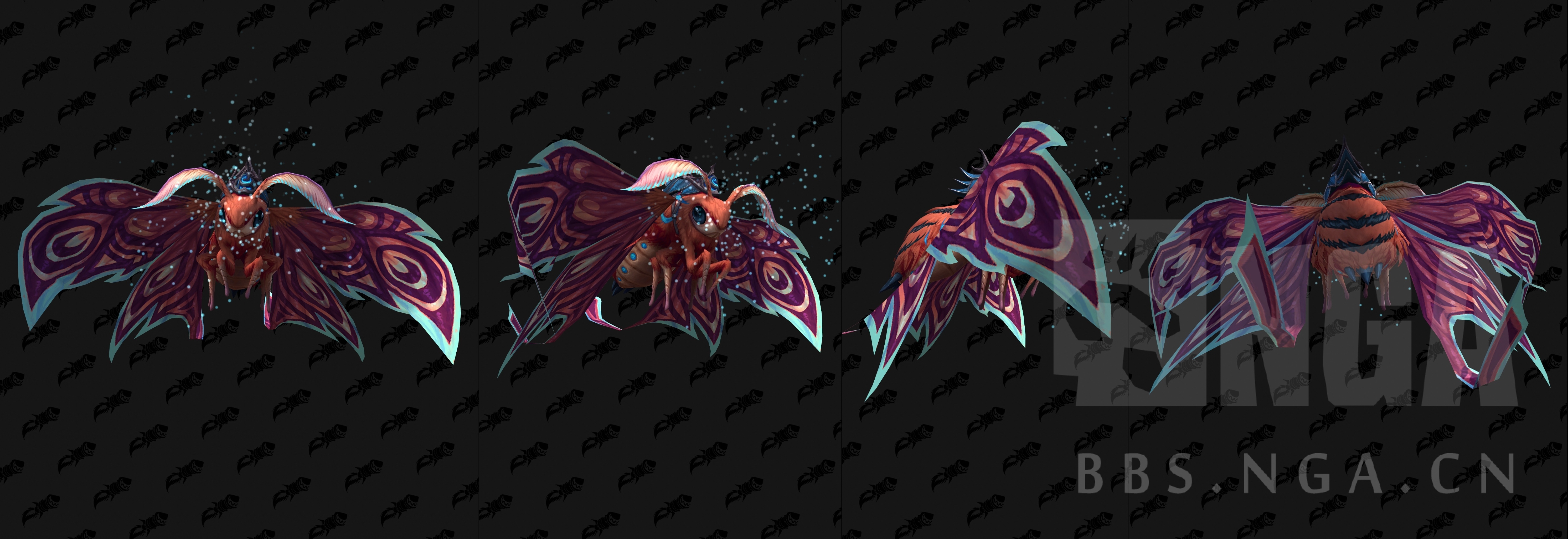 [9_0 alpha] build 34278 坐骑预览 - 炽蓝仙野飞蛾