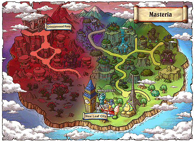 冒险岛魔法密林地图图片