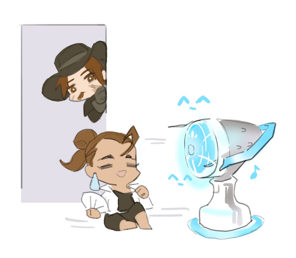 [守望先锋]昨天看到了一个电风扇,有点像回声echo