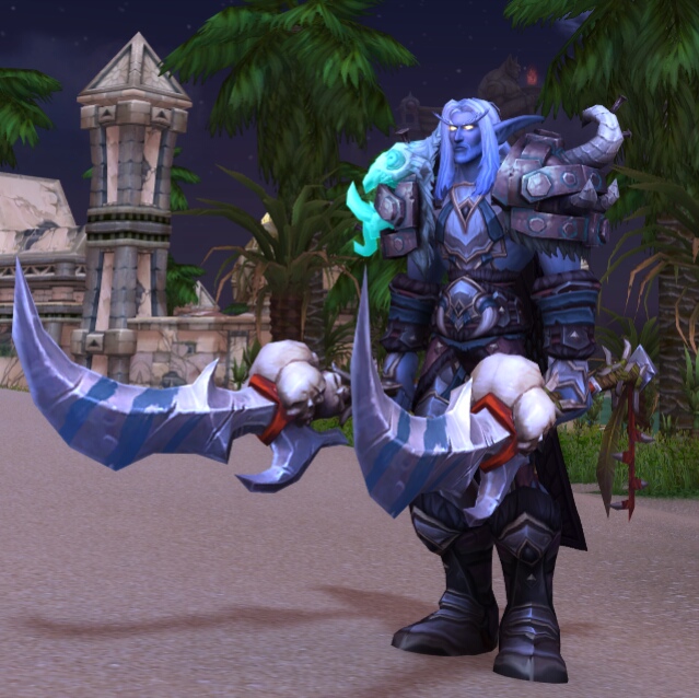 暗夜精灵战士变化