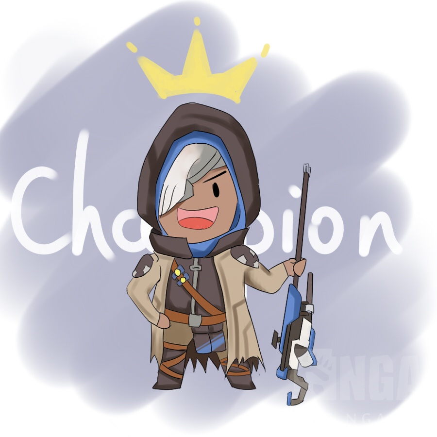 [命题绘] [守望先锋] [守望先锋冠军皮肤喷漆设计行动]--[安娜作品