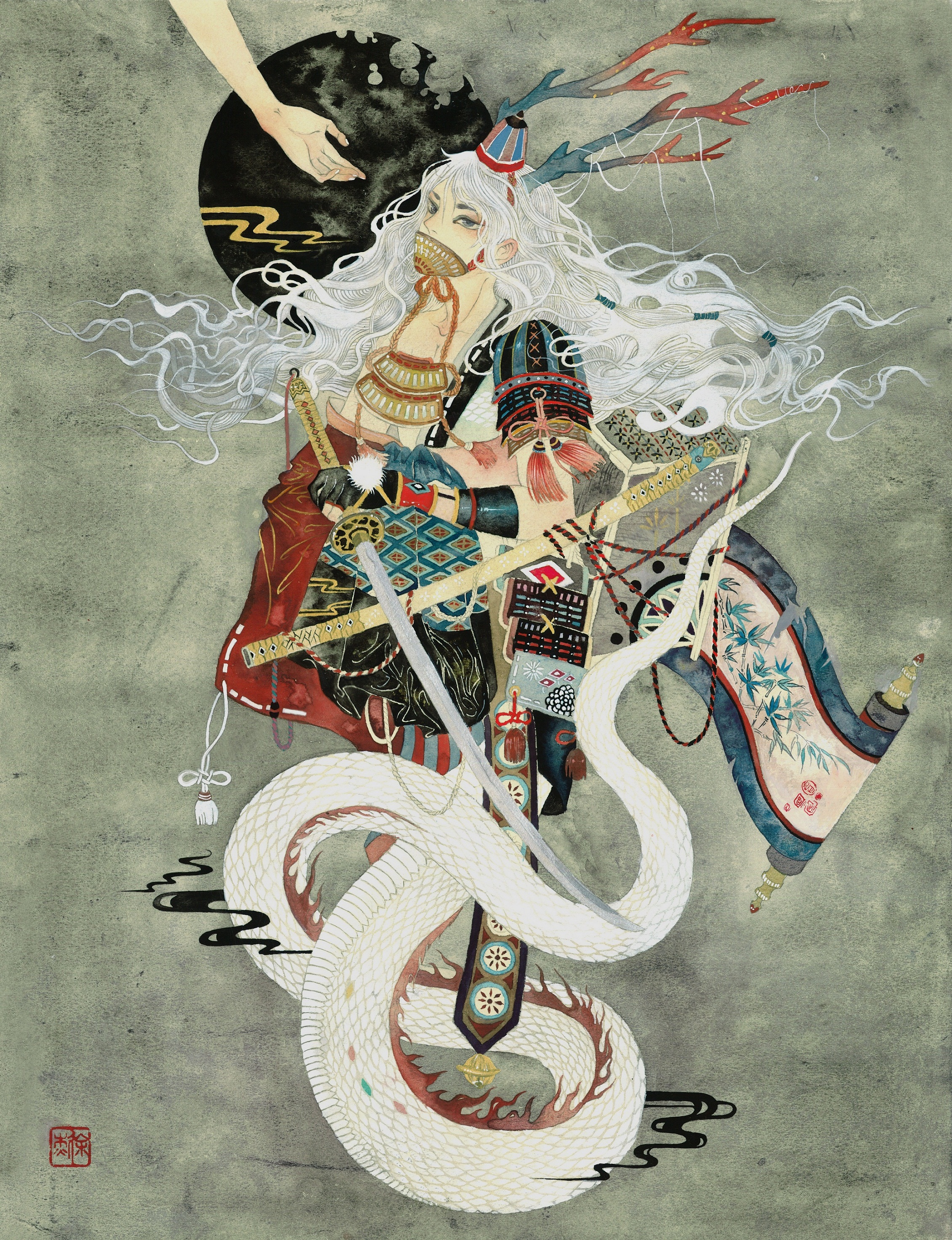 集中讨论单开锁定铃鹿御前原稿前期概念更新八云玖贴设计过程