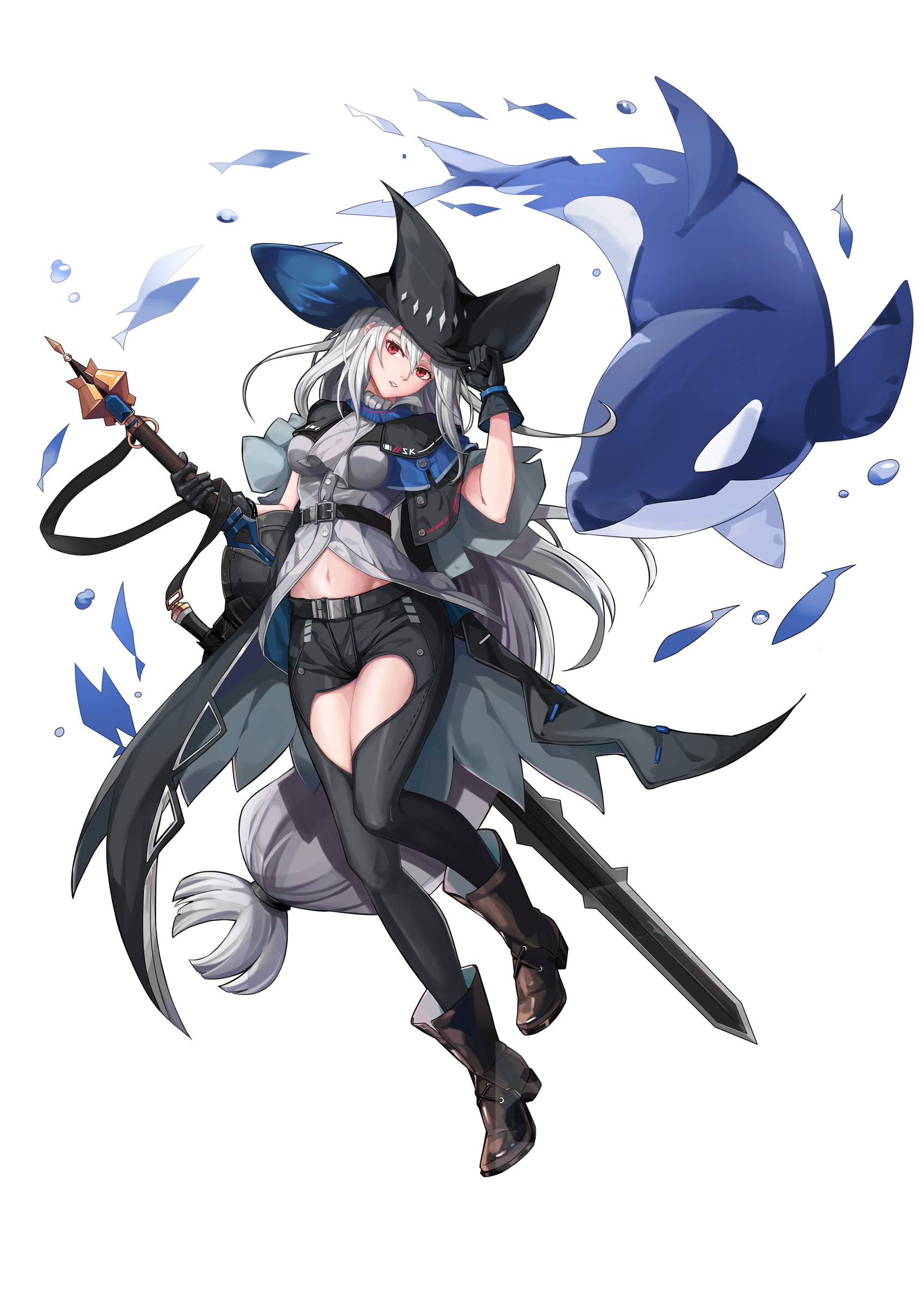 [同人绘画]以前画的蒂蒂,太喜欢小虎鲸了