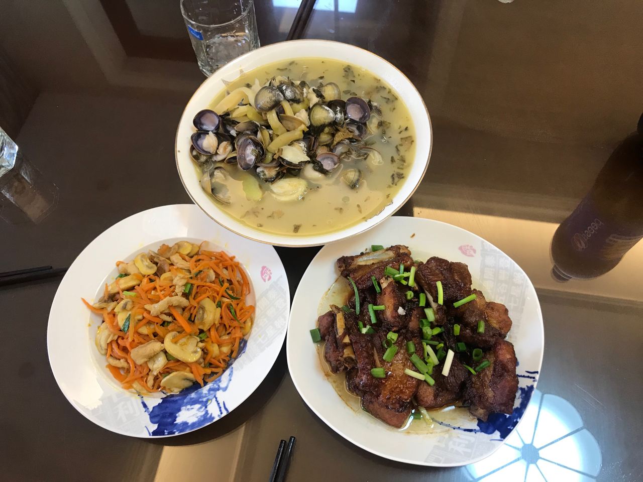 昨晚的两菜一汤