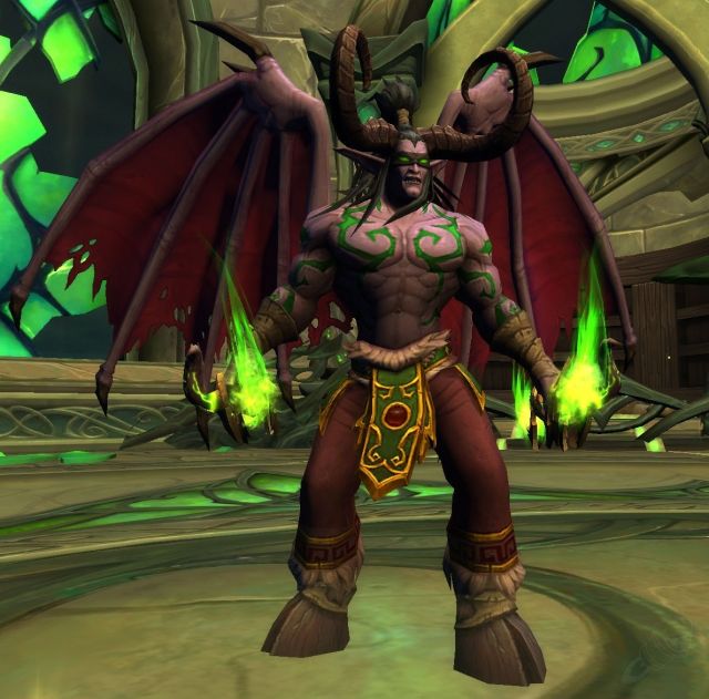 war3和wow里的两种巫妖王/伊利丹,幻化成英雄!