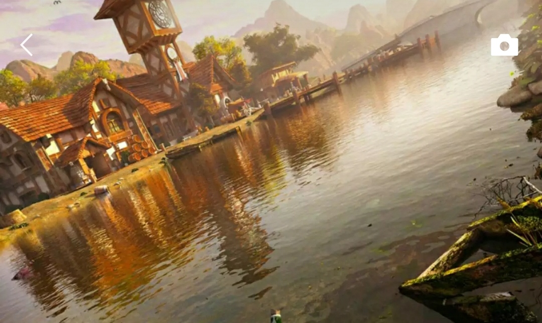 求一张彩绘的壁纸原图赤脊山湖畔镇的