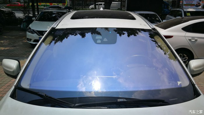 镀膜前挡玻璃比如es6这种高清探头应该拍不出有问题吗