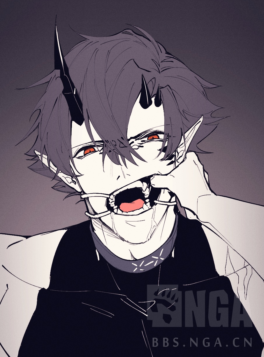 同人绘画发发半年来画的炎客其他男性干员