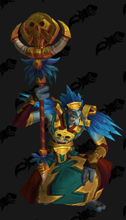 只爱幻化111女暗夜精灵男巨魔布甲幻化艾萨拉的侍女皇家祭司平民穿上