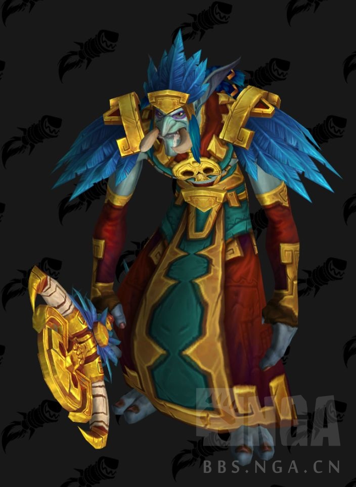 [只爱幻化111]女暗夜精灵/男巨魔布甲幻化,艾萨拉的侍女/皇家祭司