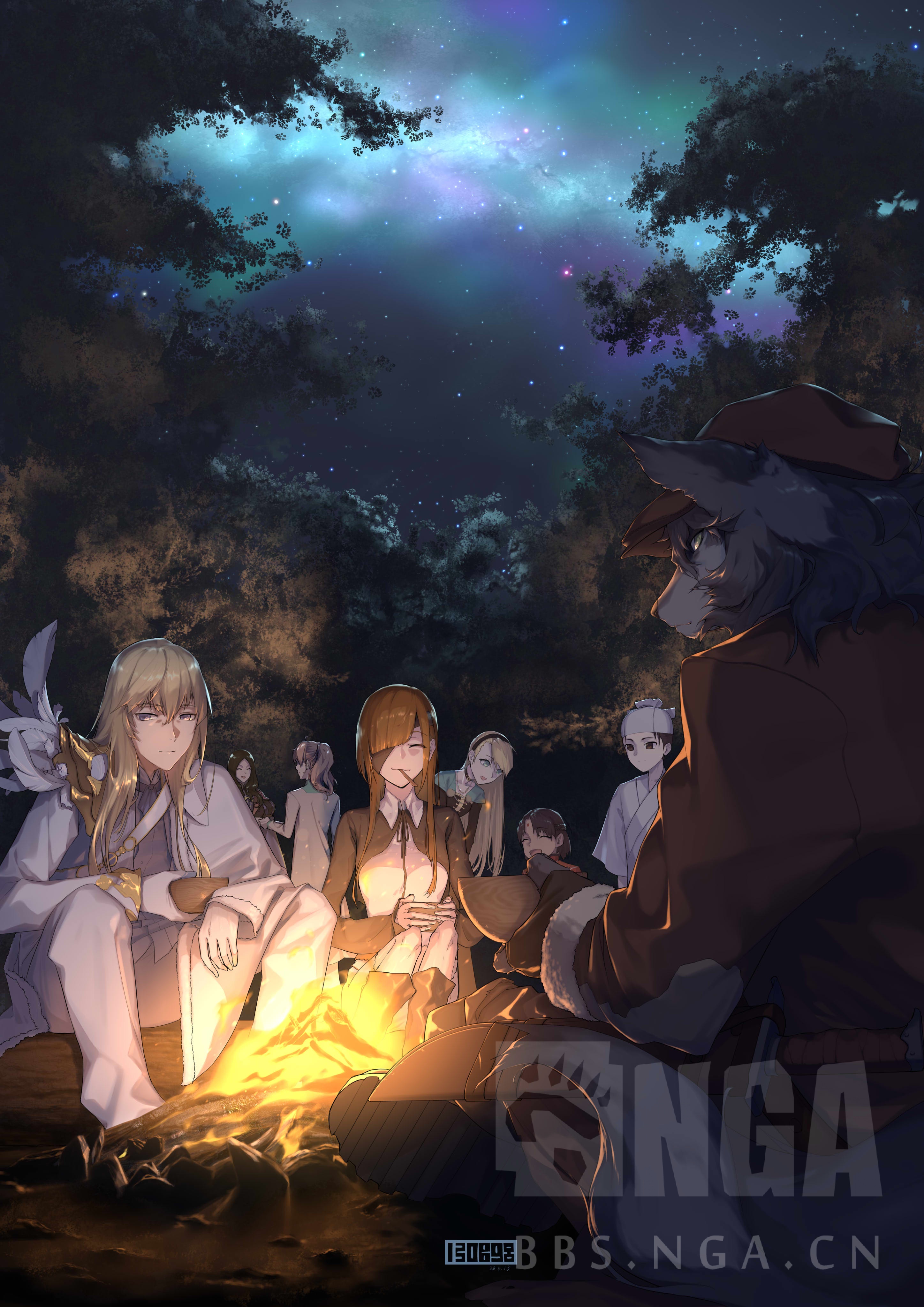 艺术审美a厨力放出a画了异闻带们离去的大家怀念一下