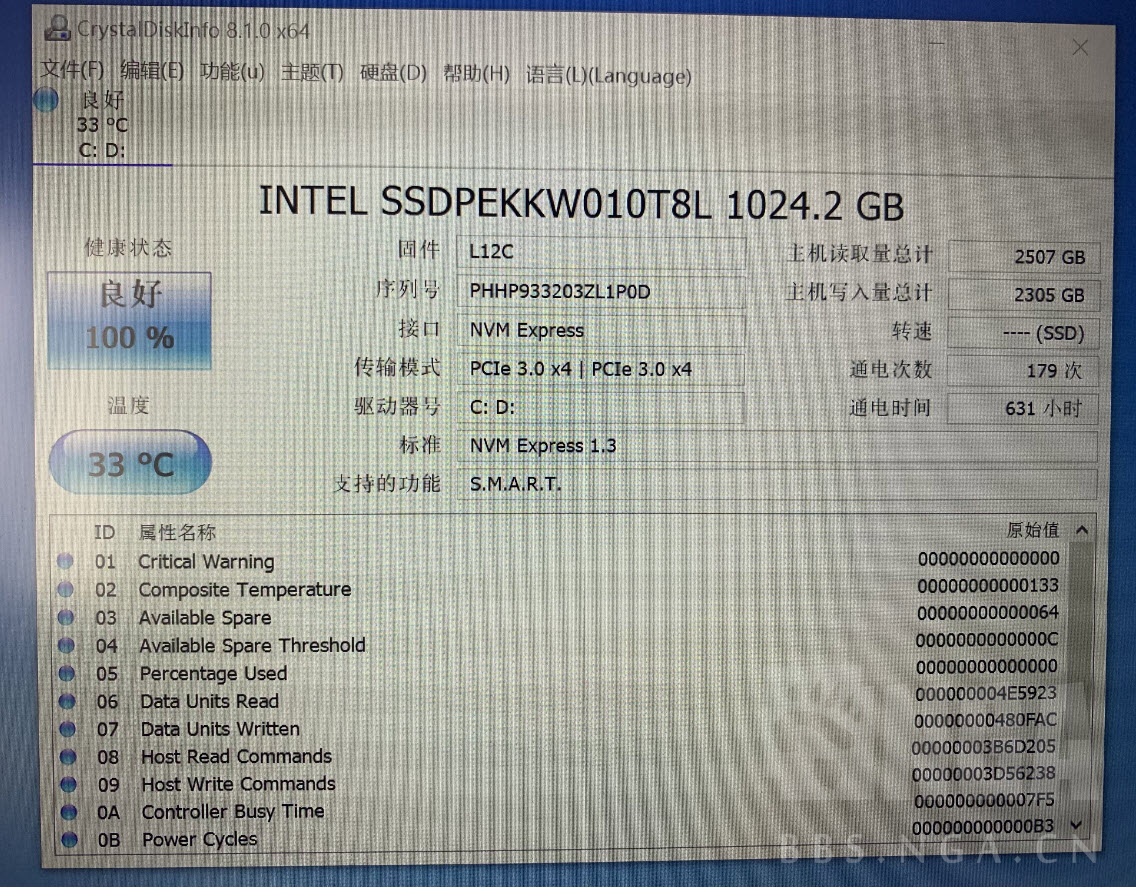 [电脑硬件] [上海]英特尔 7600p nvme 1t 三星 pm981a 1t ssd 黑苹果