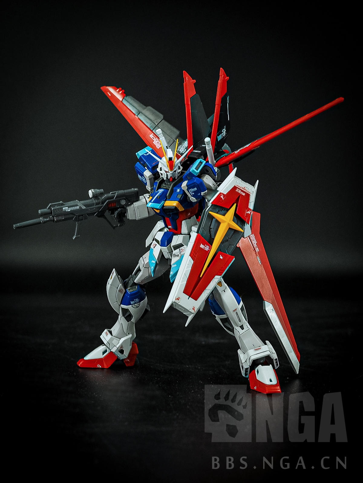 拼装模型rg空装威力形脉冲高达