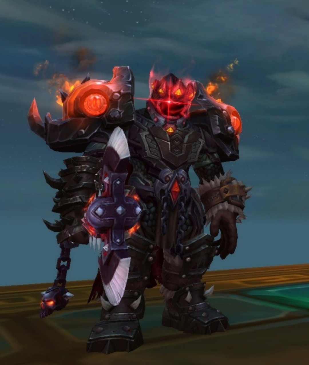 战士幻化黑色重金属