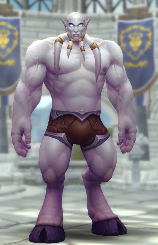 暗影国度前瞻重生之我是阿克蒙德已经实装的德莱尼男性定制外观浏览