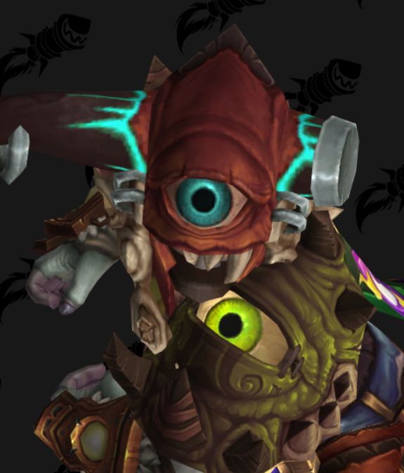 只爱幻化116女黑铁矮人萨满幻化五颜六色古神风所有眼睛都将睁开