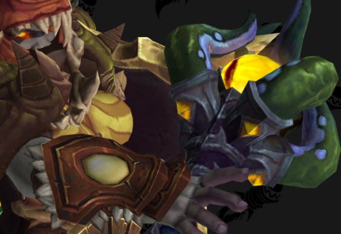 只爱幻化116女黑铁矮人萨满幻化五颜六色古神风所有眼睛都将睁开