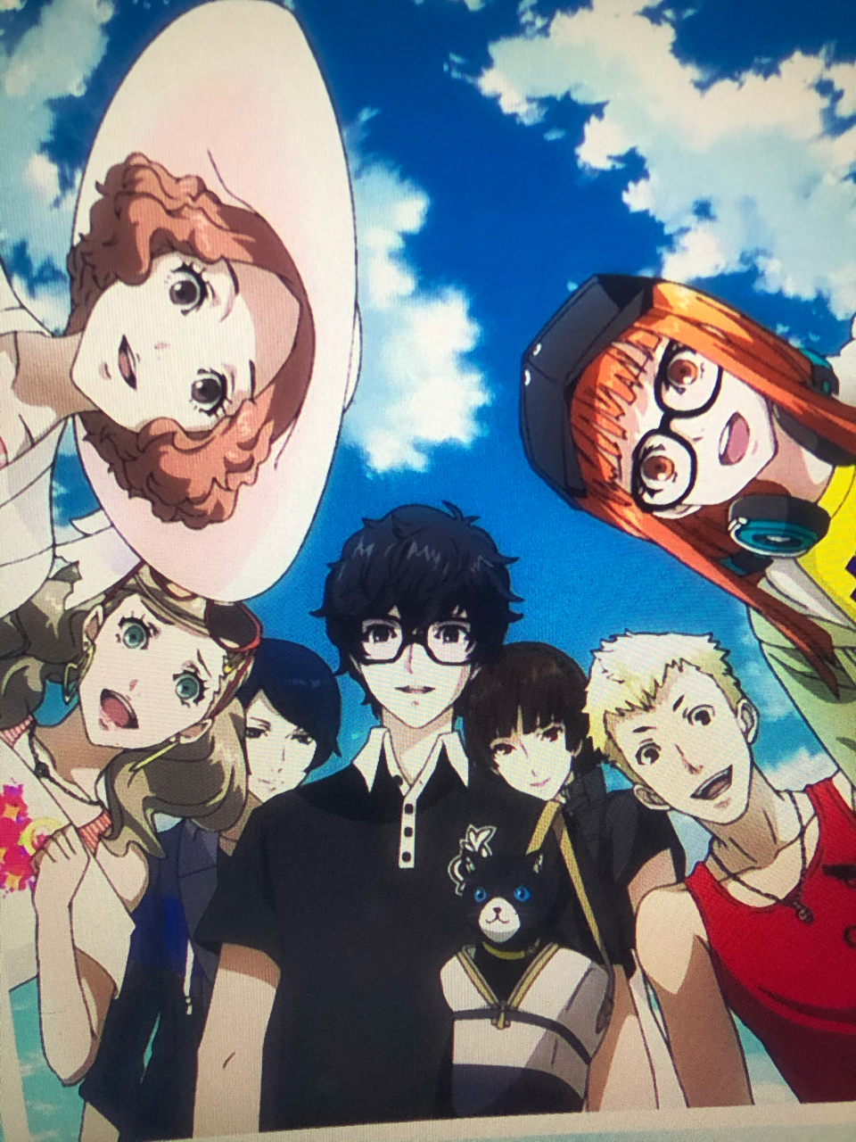 p5s最后的合照阿真心机卡位