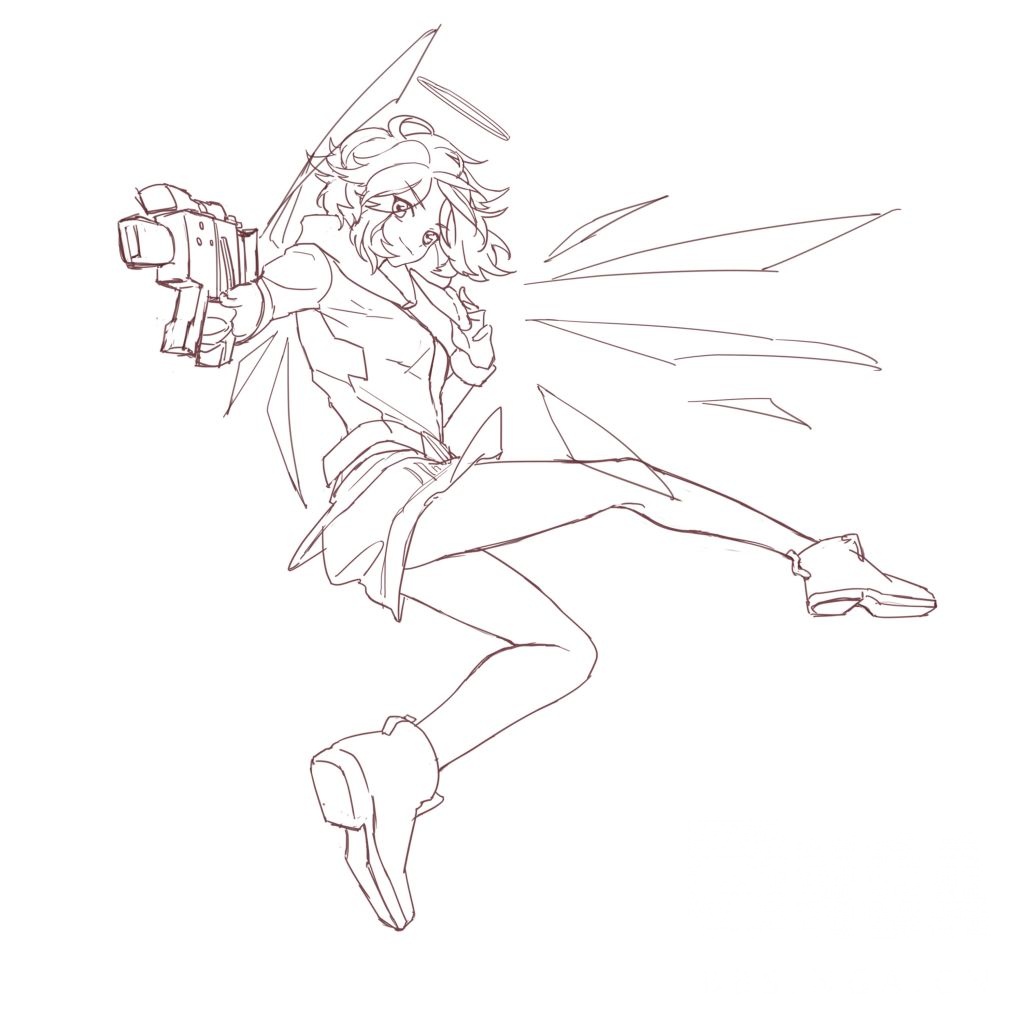 第一次画对能天使的一波厨力放出