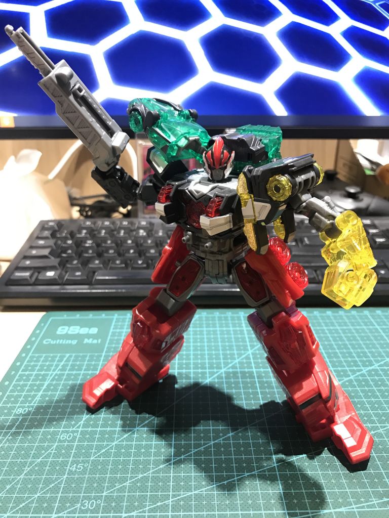 扭蛋食玩随便玩随便评食玩minipla魔进战队sp煌辉神